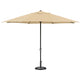 TheDisplayOutlet 13ft Outdoor Table Umbrella with Concrete Umbrella Base Image
