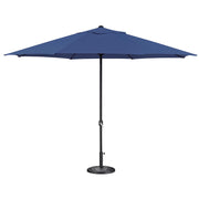13ft Outdoor Table Umbrella with Concrete Umbrella Base