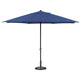 13ft Outdoor Table Umbrella with Concrete Umbrella Base