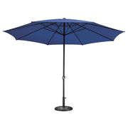 13ft Outdoor Table Umbrella with Concrete Umbrella Base