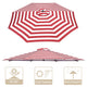 TheDisplayOutlet Patio Umbrella Canopy 8ft 8-Rib Image