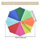 TheDisplayOutlet Patio Umbrella Canopy 9ft 8-Rib, Rainbow Image