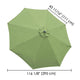 Patio Umbrella Canopy 10ft 8-Rib