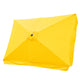 TheDisplayOutlet Rectangular Patio Umbrella Canopy 10x6.5ft 6-Rib, Aspen Gold Image