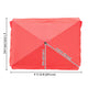 TheDisplayOutlet Rectangular Patio Umbrella Canopy 10x6.5ft 6-Rib, Living Coral Image