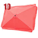 TheDisplayOutlet Rectangular Patio Umbrella Canopy 10x6.5ft 6-Rib, Living Coral(10ct.) Image