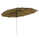 Rectangular Patio Umbrella Canopy 15x9ft 12-Rib