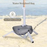 Portable Umbrella Stand Base Holds Poles D 1 1/4"