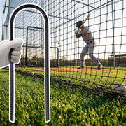 TheDisplayOutlet U-Shaped Rebar Stakes 11" Batting Cage Anchors Image
