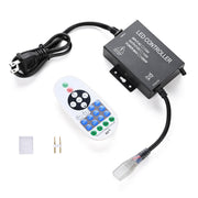 TheDisplayOutlet LED Light RF Remote & Controller for Flex Neon Lights Warm White Image
