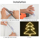 TheDisplayOutlet Outdoor Rope Light 2700K White Neon Strip RF Remote Image