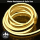TheDisplayOutlet Outdoor Rope Light 2700K White Neon Strip RF Remote Image