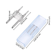 10 Set/Pack Neon Light 2-Pin Splice Connector 14x7mm