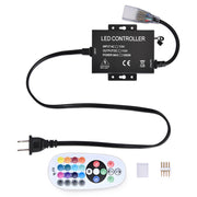 TheDisplayOutlet RGBW LED Controller & RF Remote for Outdoor Neon Rope Light 110V Image