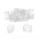 TheDisplayOutlet 10 Set/Pack Neon Light 4-Pin Splice Connector 18x8mm, End Cap(20ct.) Image