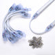 TheDisplayOutlet 10 Set/Pack Neon Light 4-Pin Splice Connector 18x8mm, Wire-shape Image