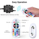 TheDisplayOutlet Outdoor Rope Light RGBW Neon Strip App Music Sync RF Remote Image