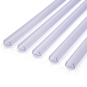 TheDisplayOutlet 3/8"x11/16" PVC U-Channels Mounting 3ft 5ct/pk Image