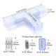 TheDisplayOutlet 10 Set/Pack Neon Light 4-Pin Splice Connector 18x8mm Image