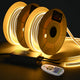 TheDisplayOutlet Outdoor Rope Light 2700K White Neon Strip RF Remote, 300ft Kit Image