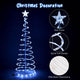 5' LED Lighted Xmas Spiral Tree