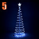 5' LED Lighted Xmas Spiral Tree