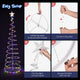 3ct Lighted Spiral Xmas Trees USB Cable Powered 6ft 4ft 3ft