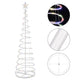 3ct Lighted Spiral Xmas Trees USB Cable Powered 6ft 4ft 3ft