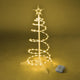 TheDisplayOutlet 2' Lighted Spiral Xmas Tree Battery Powered, Warm White Image