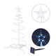 TheDisplayOutlet 2' Lighted Spiral Xmas Tree Solar Powered Image