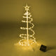 TheDisplayOutlet 2' Lighted Spiral Xmas Tree Solar Powered, Warm White Image