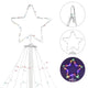 TheDisplayOutlet Christmas Tree Light with Pole & Star 9-String Image