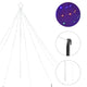 Christmas Tree Light with Pole & Star 9-String