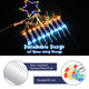 TheDisplayOutlet Christmas Tree Light with Pole & Star 9-String Image