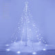 TheDisplayOutlet Christmas Tree Light with Pole & Star 9-String, 9ft Cool White Image