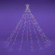 Christmas Tree Light with Pole & Star 9-String