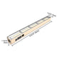 TheDisplayOutlet Magnetic Light Bar Rechargeable for Canopy Tent, Popup Market, 16in Image