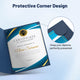 8.5x11 Certificate Holders Navy Blue Cardboard 30ct/pk