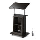 Adjustable Mobile Laptop Cart with Storage