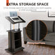 Adjustable Mobile Laptop Cart with Storage