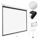 TheDisplayOutlet Instahibit Wall/Ceiling Mounted Pull Down Projector Screen 72" 4:3 Image