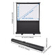 Portable Floor Stand Retractable Projector Screen 60" 4:3