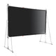 TheDisplayOutlet Portable Freestanding Front Projector Screen w/ Legs 100" 16:9 Image