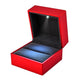 TheDisplayOutlet Engagement Ring Box with Light for Wedding Proposal, Red Image