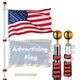 TheDisplayOutlet 20ft Telescopic Banner Poles with Mount Image