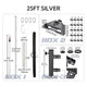 TheDisplayOutlet Aluminum Antenna Mast for Starlink Mini - Dish & Ladder Mounts, 25ft Silver Image