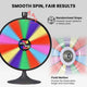 TheDisplayOutlet WinSpin 24" Prize Wheel Round Base Stand Spinning Wheel Image