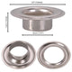 TheDisplayOutlet Grommets (Eyelets & Washers) #0 #2 #4 Hardware Fasteners, #0, Nickel Image