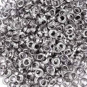 #2 3/8" Eyelets & Washers (1000 Count) for Grommet Machine, Nickel