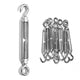 TheDisplayOutlet 4" M6 Stainless Hook-Eye Turnbuckles for 1/8" Batting Cage Cable 8ct. Image